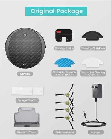 Робот-пилосос LEFANT M330 з функцією миття, 5000Pa, лазерна навігація, PSD-технологія, керування через додаток, 160 хв, для тварин, килимів, твердих підлог, сірий (M1 Чорний)