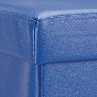 Relaxdays Складний табурет з штучної шкіри