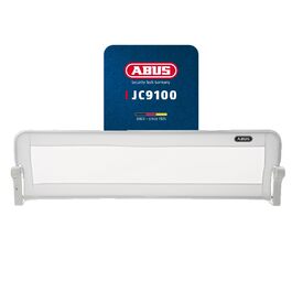 Бортик для ліжка ABUS Eric для немовлят та дітей - захист від випадання для батьківських, дитячих та сімейних ліжок - складаний для подорожей - білий, 150 см