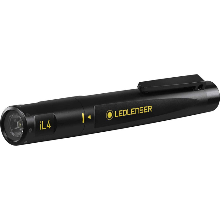 Світлодіодний ліхтар Ledlenser iL4, вибухозахищений, міцний, працює від батарейок, світлодіод живлення, 80 люмен, відстань променя 50 метрів, час роботи 4 години, в т.ч. акумуляторна батарея