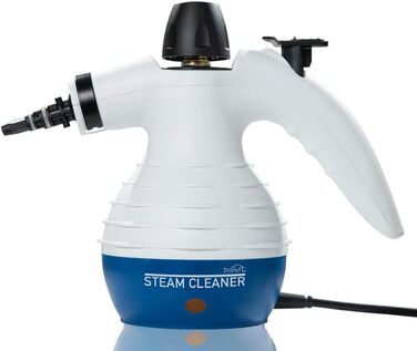 Пароочисник для всього Starlyf Steam Cleaner, пароочисник для дому, 1050 Вт, ємність 350 мл, глибоке очищення, кілька аксесуарів, видаляє плями, килими, сидіння автомобіля, кухня, ванна кімната