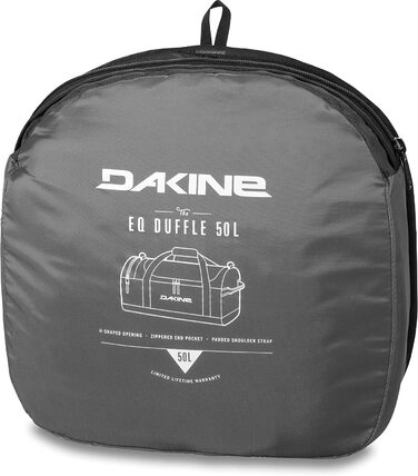 Спортивна сумка Dakine EQ Duffle, зручна для зберігання спортивна сумка з двосторонньою застібкою-блискавкою-міцна і практична спортивна сумка і сумка для аксесуарів Blackii 70L