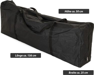 Намет з навісом Nexos PROFI альтанка 3х6 м з бічними панелями - якісний дизайн - водонепроникний дах з ПВХ-покриттям - 270 г/м з сумкою для перенесення та аксесуарами - колір бордовий