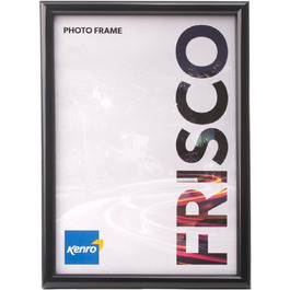 Рамка для фото Kenro Frisco, чорна, 23x15 см, скло, окремостояча або для настінного кріплення