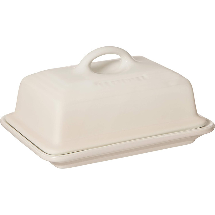 LE CREUSET Контейнер для масла Steinzeug, 900 г, 17 x 12.5 x 9 см, кремовий