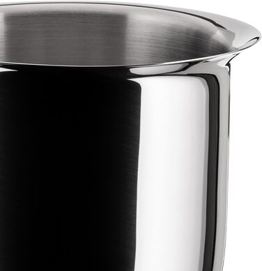 Каструля для приготування молока Alessi 'POTS&PANS' з нержавіючої сталі, срібна, 9.2 x 23 x 53.5 см