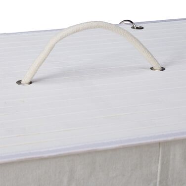 Кошик для білизни Relaxdays з бамбука та кришкою