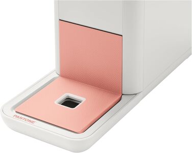 Кавомашина Tchibo Qbo ICONIC Pantone™ Premium з 16 капсулами для еспресо, кави та великої кави, компактний інноваційний дизайн (Muted Clay, Qbo ICONIC + 16 капсул)