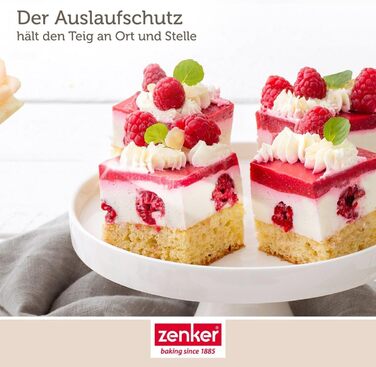 Форма для випічки Zenker прямокутна з кришкою DELUXE, коробка для транспортування випічки з емальованим дном, дека для випічки з кришкою (колір: Чорний/Прозорий/Червоний), кількість: 1 шт. з транспортувальною кришкою Single