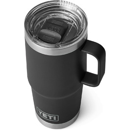 Термос YETI Rambler з кришкою Stronghold, чорний, 20 oz (591 ml)
