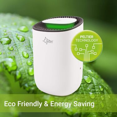 SUNTEC DrySlim 300 point: Електричний осушувач повітря для дому - 20 л/день, 63 м2, 3-в-1 (осушувач, очищувач, сушарка)