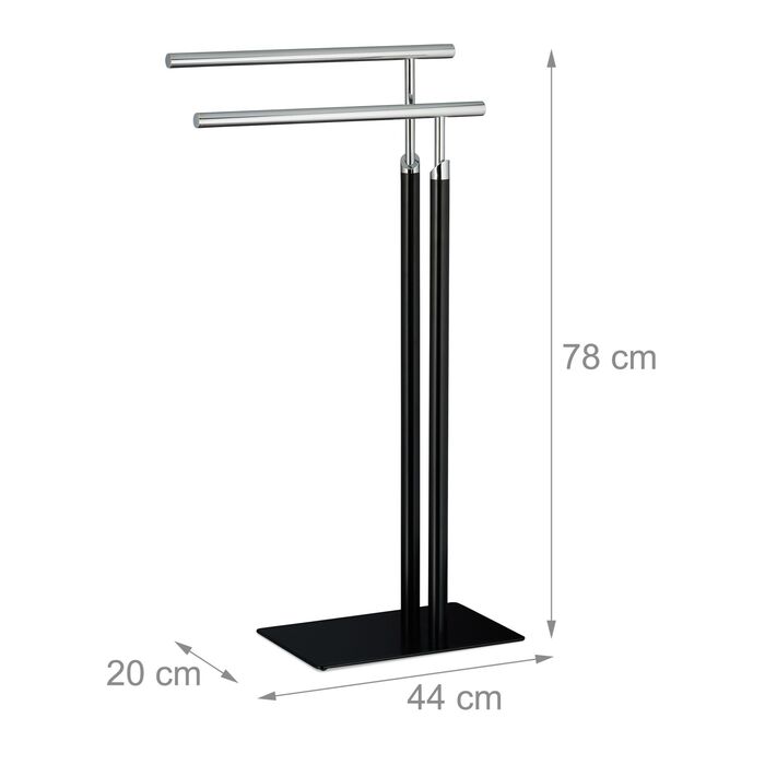 Підставка для рушників Relaxdays з двома перекладинами