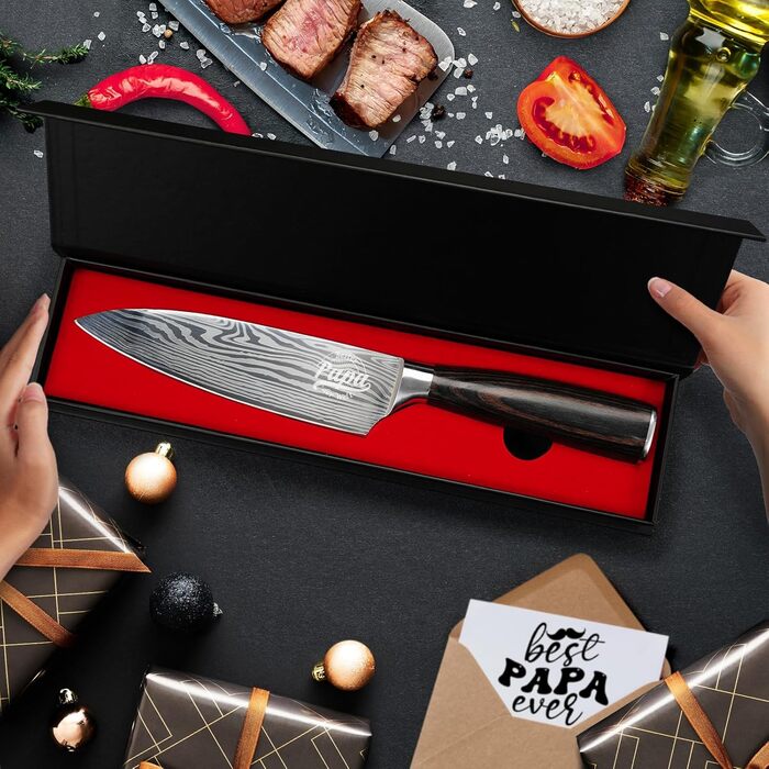 Набір кухонних ножів для чоловіків: подарунок тато, подарунок на День батька, Новий Рік, Різдво