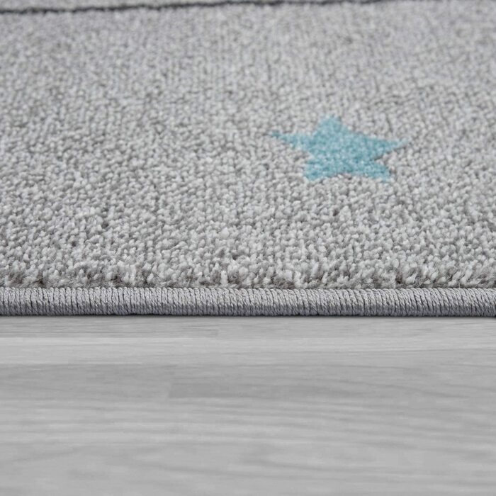 Домашній дитячий килим Paco, килим для дитячої кімнати, для дівчаток і хлопчиків, різні мотиви і розміри, розмір колір (160x220 см, сірий)