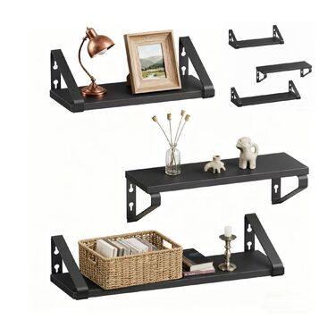 Набір полиць для стін Relaxdays (3 розміри)