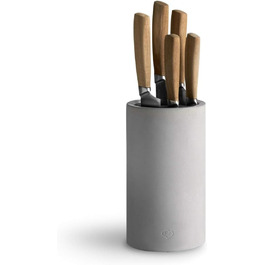 Набір ножів SpringLane 5 предметів + універсальний блок для ножів з висувним тримачем для щітки + набір ножів 5 предметів