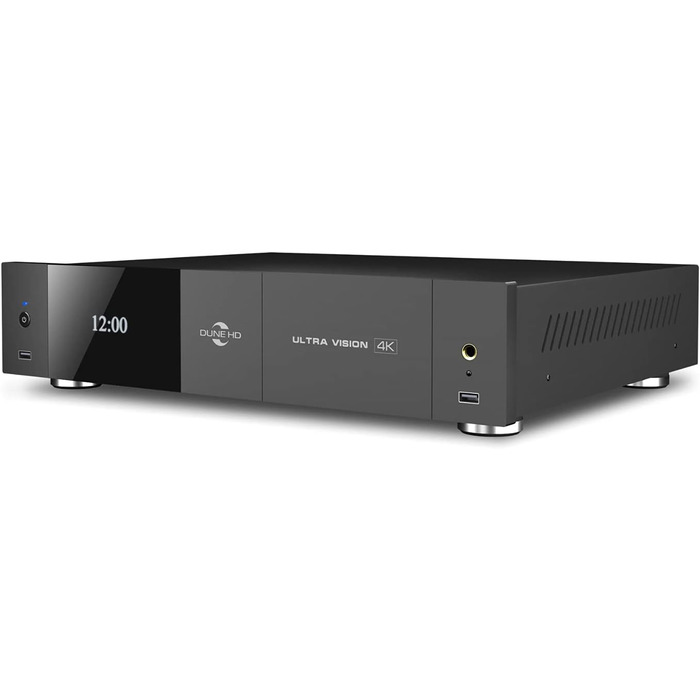 Медіаплеєр Dune HD Ultra Vision 4K Dolby Vision HDR10 RTD1619 ДР ES9038PRO ЦАП 2 стійки для жорстких дисків