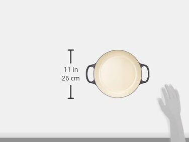 Le Creuset Signature: каструля-сковорода з чавуну, 26 см, 2.2 л, для всіх типів плит (включно з індукцією), чорна матова