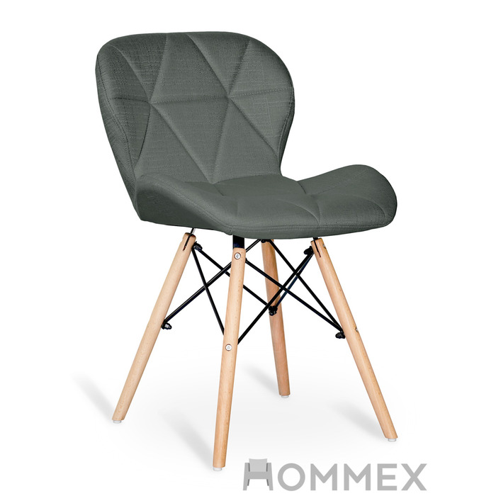 Стілець Hommex Karmen Dark Grey (арт. H-145 Dark Grey)