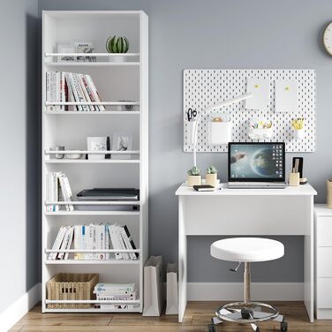 Штанга для карниза без свердління 76-165 см. Телескопічна штанга для душу, штанга для штор, вішалка для одягу, натяжна штанга, регульована для ванної кімнати, вікна, кухні, шафи (59-118 см, білий)