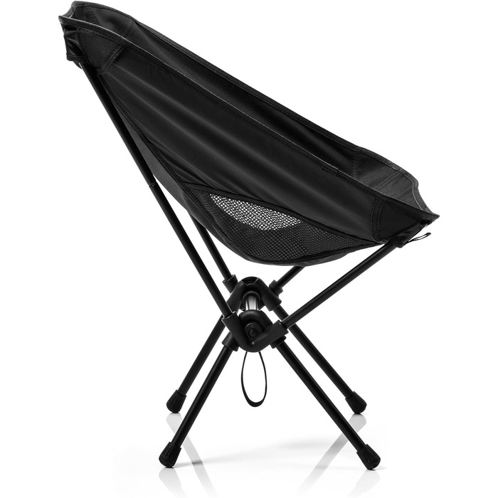 Складаний стілець meteor Крісло для кемпінгу Крісло для риболовлі Складаний стілець Садовий стілець Складаний стілець Стілець для відпочинку (50 x 50 x 62 см, чорний)
