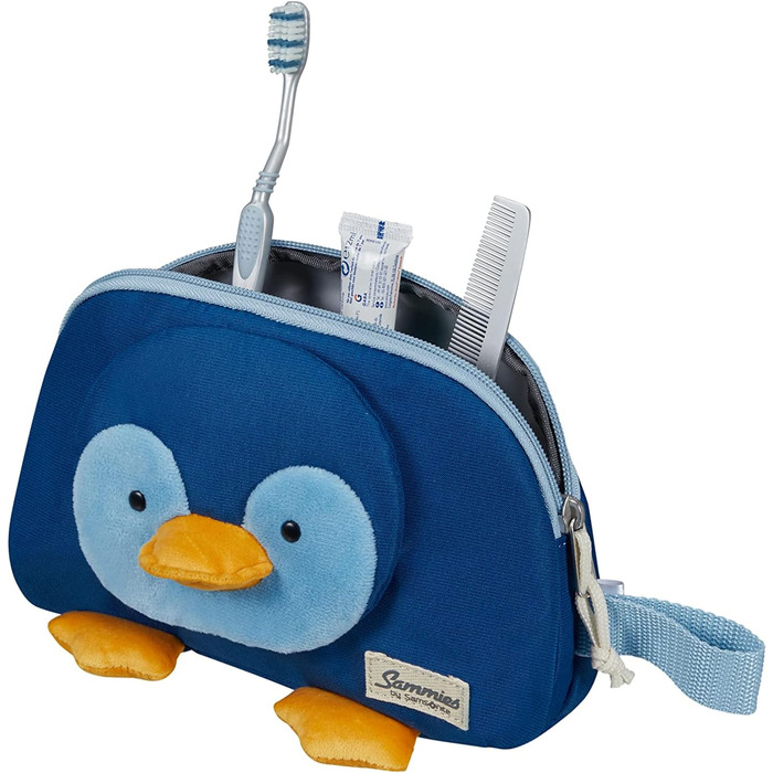 Сумка для туалетного приладдя Samsonite Happy Sammies Eco, 23 см, 2,5 л, синя (Penguin Peter)