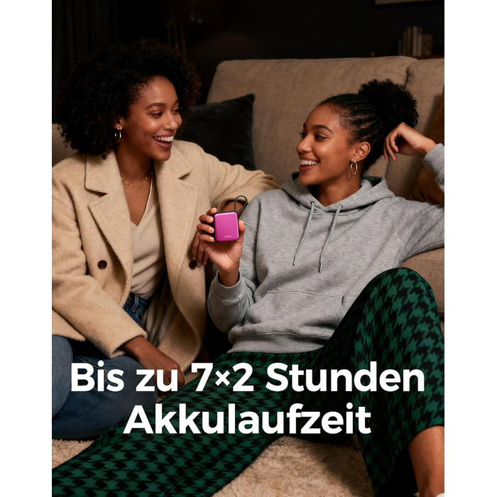 Електричні грілки для рук Ocoopa 2 шт., USB, 4000mAh, 3 режими нагріву, до 52°C, для зими, спорту та подорожей, Ocoopa x UT5 Nano Wiesengeflüster (Квіткова серія)