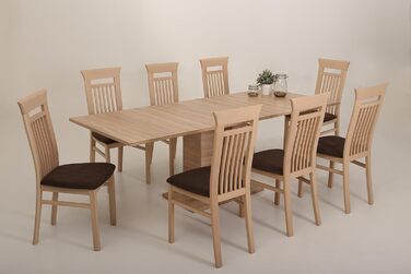 Розсувний обідній стіл Hela Helena, 140-220x90 см, ДСП, декор сонома дуб