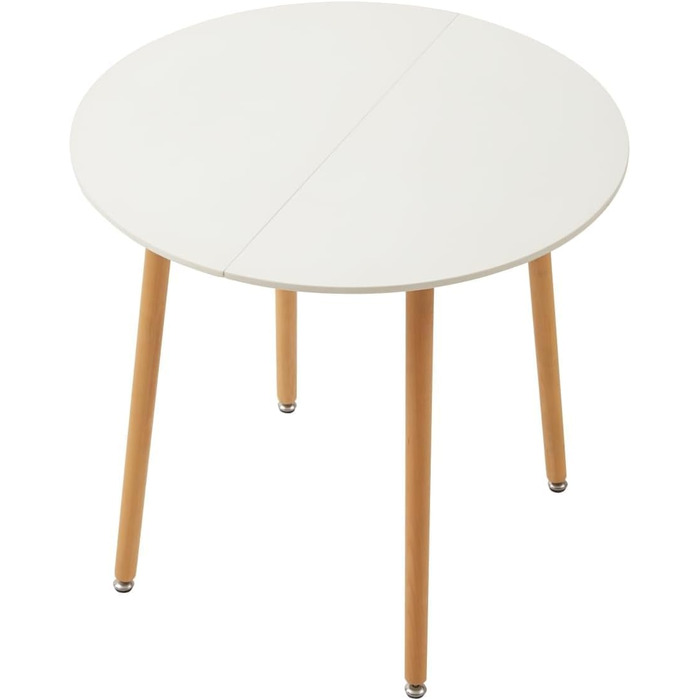 DEYARNA HOME Комплект обідньої групи: стіл та 4 стільці, стіл з МДФ, стільці з оксамиту, сучасний дизайн (Білий/Рожевий, 80*80*75 см)