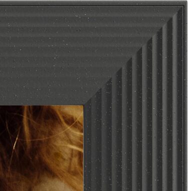 Розумний цифровий фотоальбом Aura Carver 10.1 дюйми HD Wi-Fi Cloud, безлімітний хмарний сховище, відправка фото з будь-якого місця - Gravel 10' - Чорний