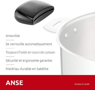 Каструля Lagostina Salvaspazio з нержавіючої сталі 18/10, діаметр 14 см, для всіх типів плит та духовок, з багатошаровим дном Lagotherm, складна, економна