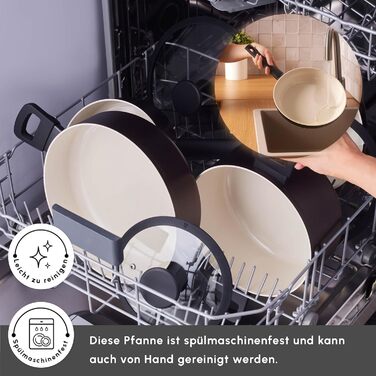 Набір кухонного посуду Karaca Ceramica Iconic Bronze (7 предметів): каструлі, сковорода, топи з кришками, антипригарне покриття SwissCrystal без PFAS