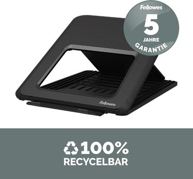 Підставка для ноутбука Fellowes Breyta™ 2-в-1 з сумкою - регулювання висоти, екологічна, перероблена, для гібридної роботи