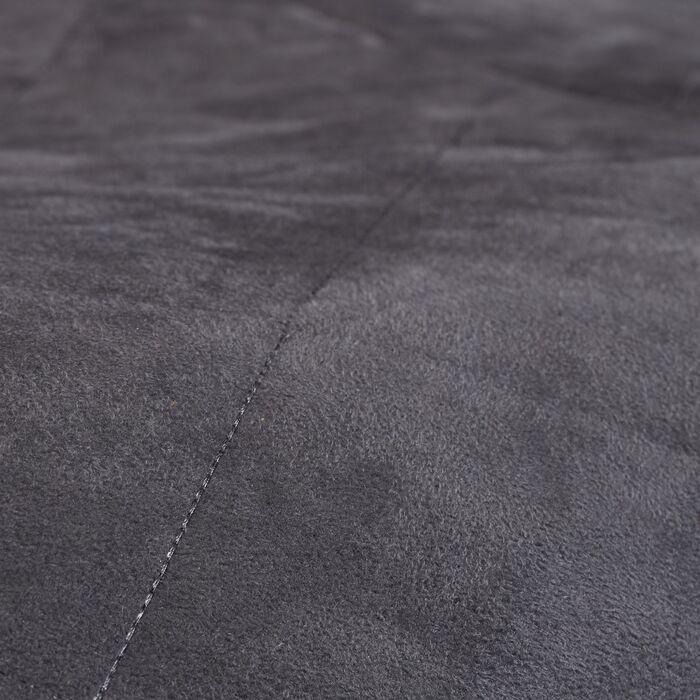 Relaxdays Великий крісло-мішок XXL сірого кольору з підлокітником