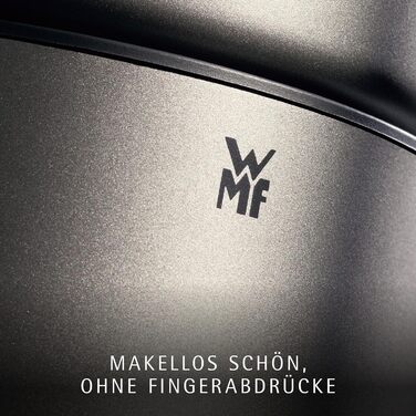 Електричний чайник WMF Lono Silk 1.6 л з нержавіючої сталі, з фільтром від накипу, бездротовий, з поворотним підставою, антижирове покриття, відкривання однією рукою, зовнішній індикатор рівня води