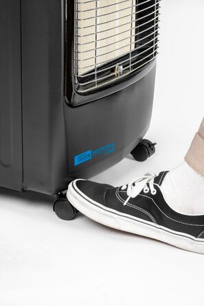 Газовий обігрівач Güde GGH 4200 K (4200 Вт, 3 режими, Piezo-запалювання, мобільний, 50 мбар, керамічні нагрівальні елементи, термозахист, 4 колеса, шланг та регулятор в комплекті)