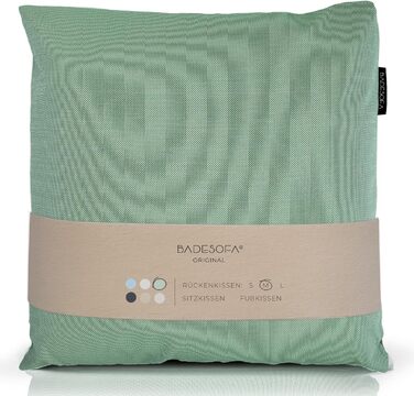 Подушка для ванни BADESOFA® Premium | Зручна, швидковисихаюча | Підходить для будь-якої ванни (зелена, середній розмір)