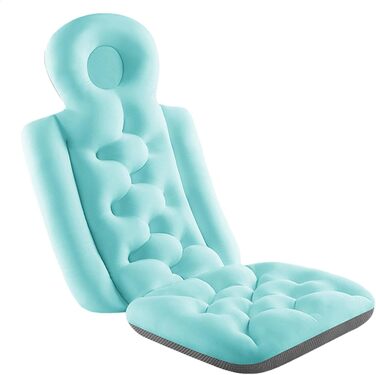 Подушка для ванни, м'яка та приємна на дотик, килимок для ванни, подушка для тіла, товста підкладка, килимок для тіла, еластична (Блакитна)