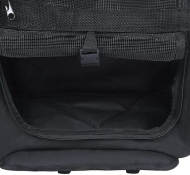 Візок для домашніх тварин складний чорний собачий візок рюкзак сумка для транспортування