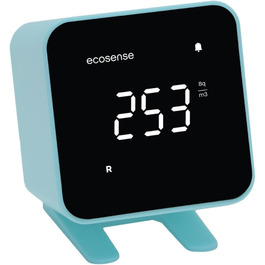 Виявлення радону Ecosense EB100 EcoBlu: моніторинг за 10 хвилин, простий у використанні, білий (блакитний)
