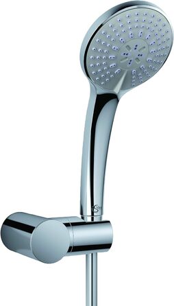 Змішувач для ванної кімнати Ideal Standard Ceraflex настінний з одноважільним керуванням, витяжка 160 мм, регульовані S-з'єднання, водозберігаюча картридж CLICK, хром (з набором для душу, без тримача для душу, хром)