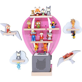 Колекція повітряних куль з 5 предметів з повітряною кулею, 2 птахами та 2 хмарами, придатними для Toniebox, і приблизно 43 фігурки - для ігор і колекціонування