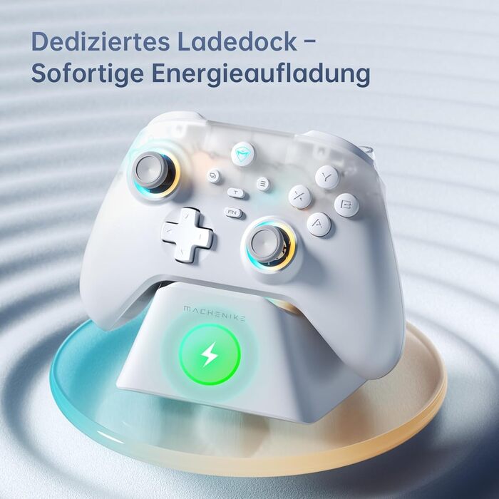 Геймпад Machenike G3V2 для ПК, Switch, iOS, Android: бездротовий контролер з RGB-підсвічуванням та програмованими кнопками