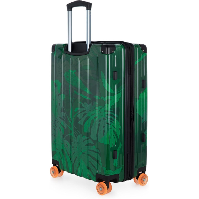 Набір валіз Hauptstadtkoffer Q-Damm (2 шт.) - валізи-тролі, TSA, валізи для подорожей (S & L), квітковий дизайн