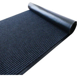 Килимок для бігу uyoyous 90x300 см, нековзний килимок для передпокою, килимок для грязеуловителей з нековзною спинкою, килимок для передпокою, килимок для дверей, килимок для килимових доріжок для кімнат, коридорів, прихожих - (сірий)