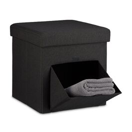 Relaxdays Складний табурет з кришкою