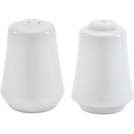 Набір посуду Van Well для 6 осіб: кавовий сервіз з порцеляни, миється в посудомийній машині, підходить для мікрохвильовки (солянки та перечниці)