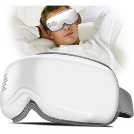 Масажер для очей з підігрівом та Bluetooth, 5 режимів масажу, зняття сухості та мігрені