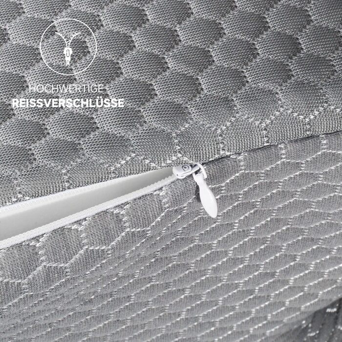 Ортопедична подушка IDEA для шиї та голови: комфорт та підтримка при болях у шиї. Ергономічна подушка з memory foam для тих, хто спить на боці, спині та животі. Розмір: 65 x 36 x 11/14 см.