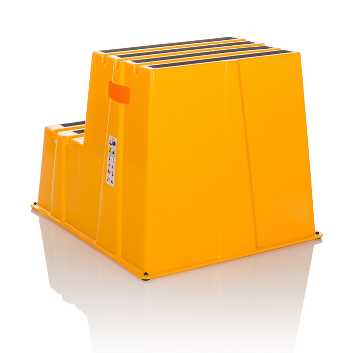 Ступенева підставка TIO-E2, пластик, жовта, hjh OFFICE